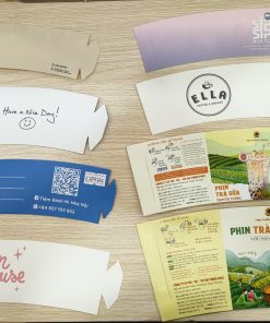 COVER CÁCH NHIỆT VÀ TRANG TRÍ CHO LY GIẤY, LY NHỰA – GIẢI PHÁP HOÀN HẢO CHO NGÀNH ĐỒ UỐNG MANG ĐI