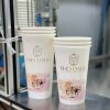 Ly giấy đựng trà trái cây, trà sữa size L - 22oz~650ml in logo PHỞ ĐẶNG