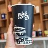Ly giấy đựng trà sữa size M - 17.5oz~520ml in logo PHÊ ĐI